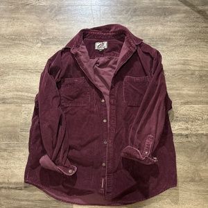 Over sized corduroy jacket